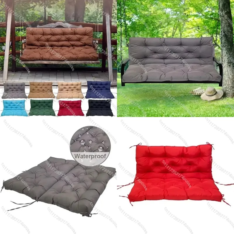 Outdoor Furniture Pads - Waterproof Hanging Chair Cushion Long Pad