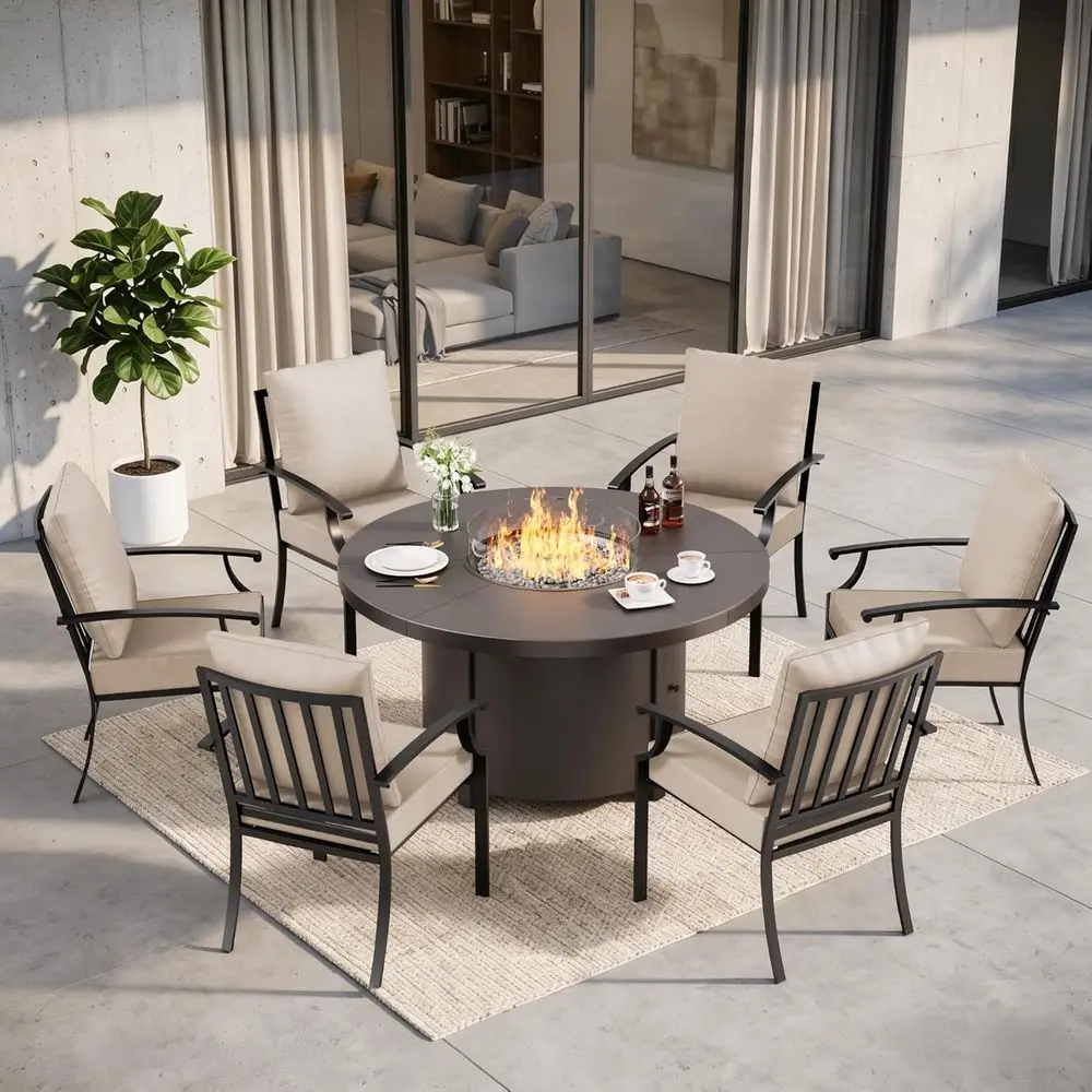Outdoor Furniture On Sale - 7-Piece Outdoor Patio Furniture Set with