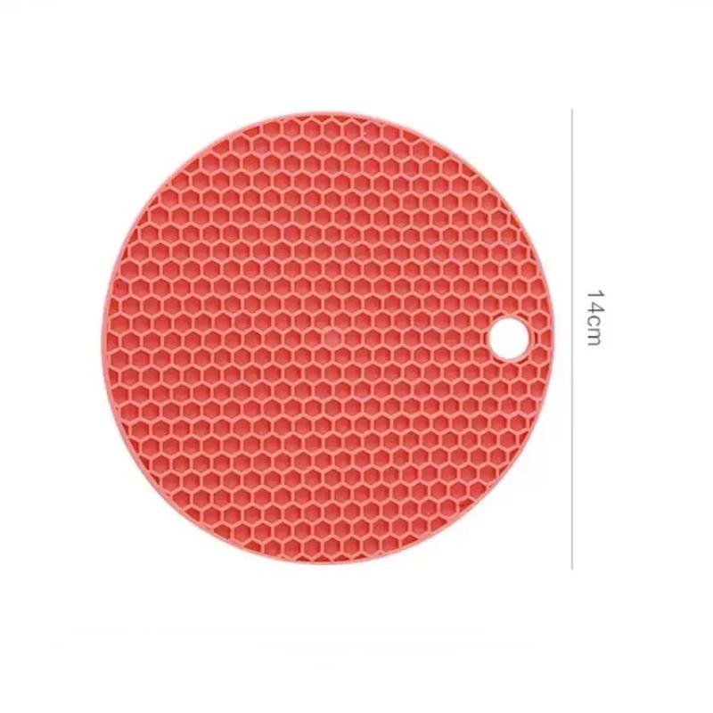 Outdoor Furniture Dining - Heat Resistant Honeycomb Silicone Trivet Mat