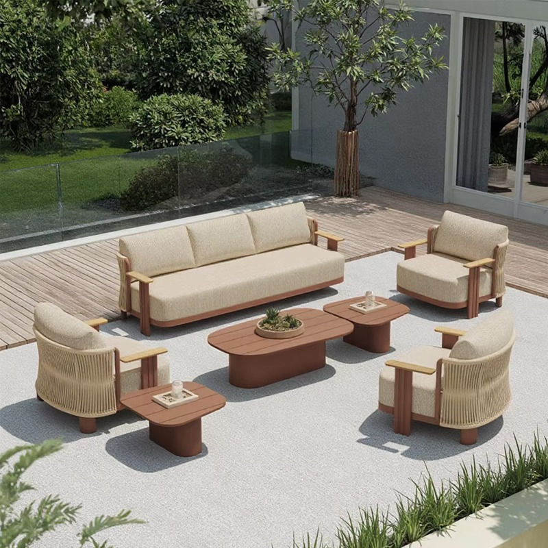 Outdoor Furniture Quality - Holiday Villa Outdoor Sofa Set Luxury