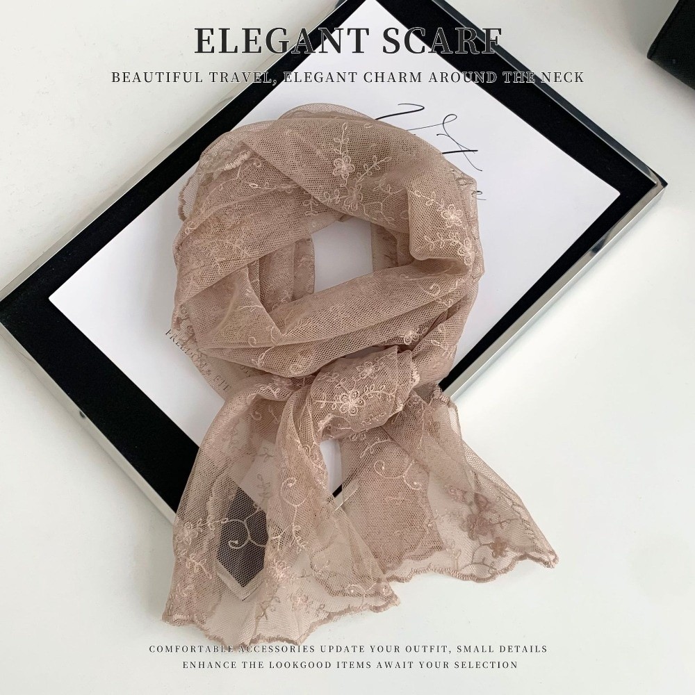 Fashion Long Lace Scarf Breath - đánh giá và giá Outdoor Furniture Decor