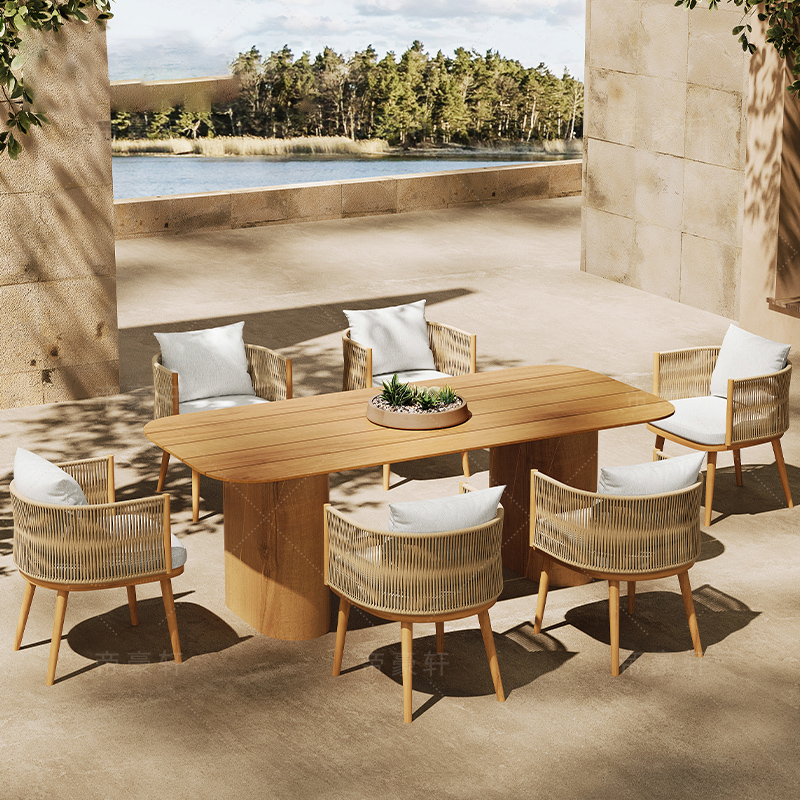 Designer Soild Wood Garden Set - đánh giá và giá Outdoor Furniture On Sale