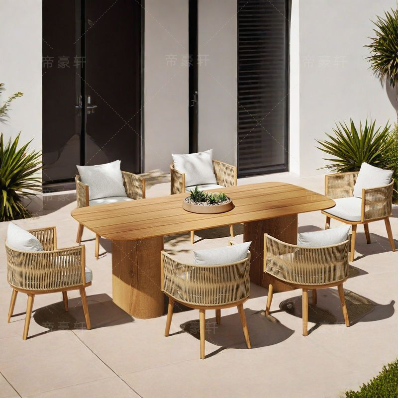 Designer Soild Wood Garden Set - đánh giá và giá Outdoor Furniture On Sale