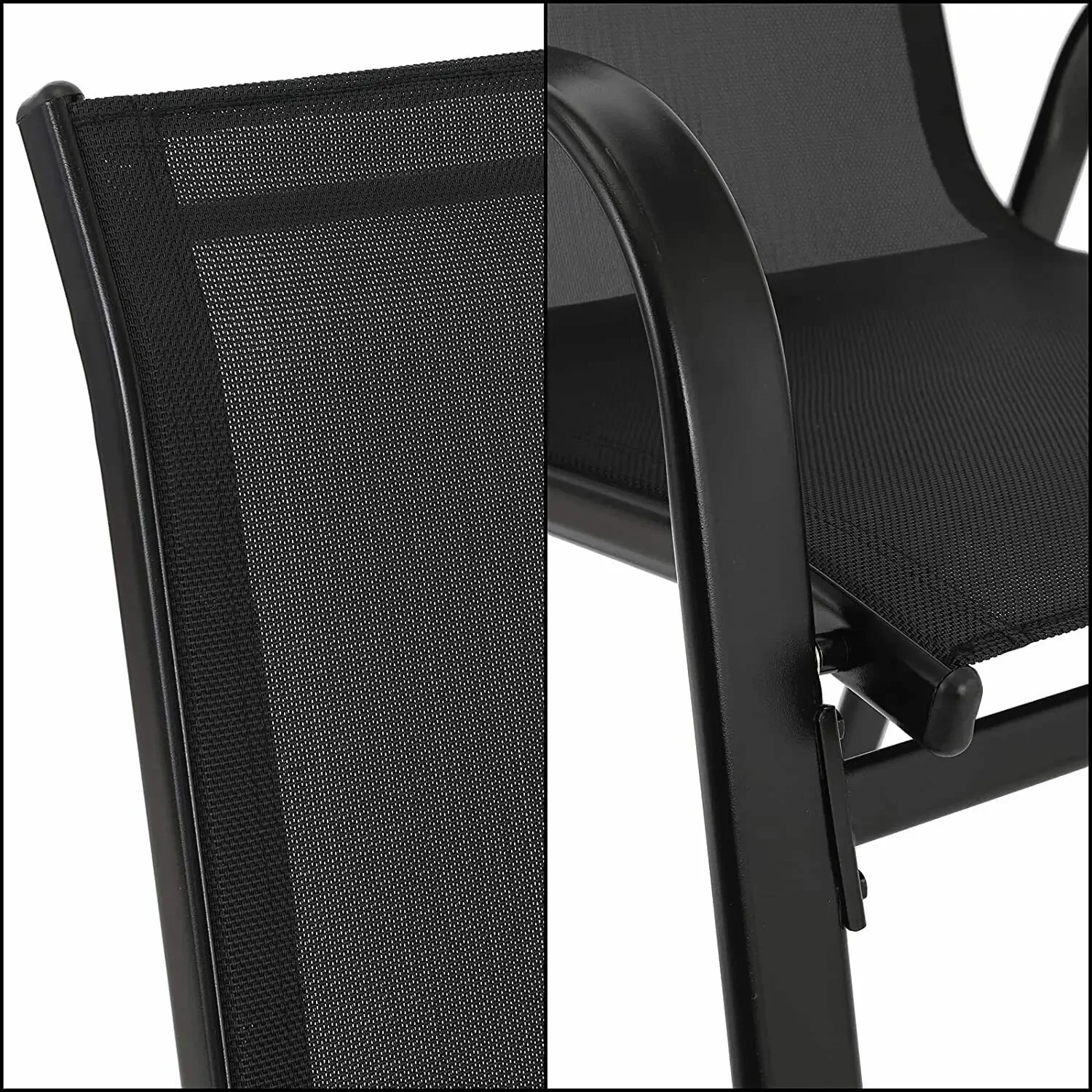 Metal Outdoor Chair Set Stacka - đánh giá và giá Outdoor Furniture On Sale