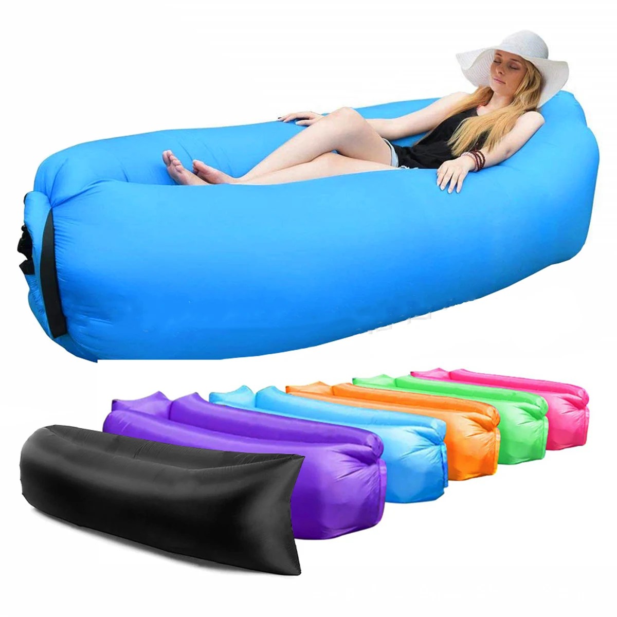 1Pcs Portable Inflatable Recli - đánh giá và giá Outdoor Daybed Sofa