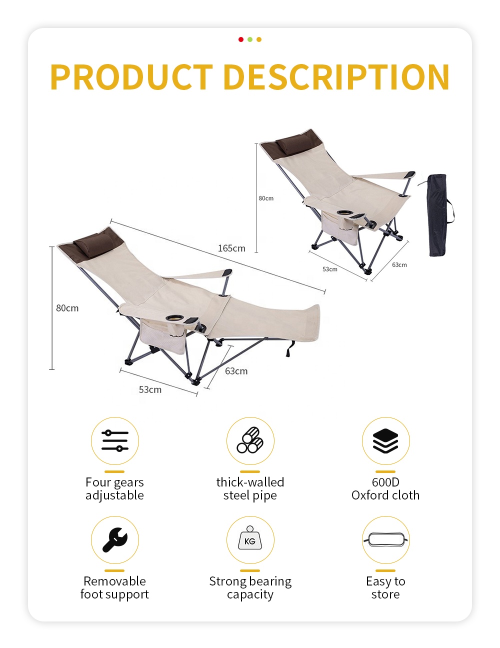 Portable Folding Reclining Cha - đánh giá và giá Outdoor Furniture Set