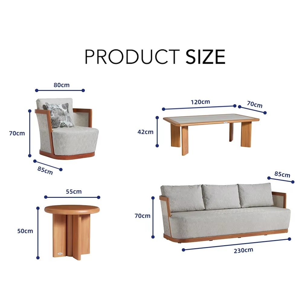 Modern Outdoor Aluminum Sofa G - đánh giá và giá Outdoor Furniture Quality