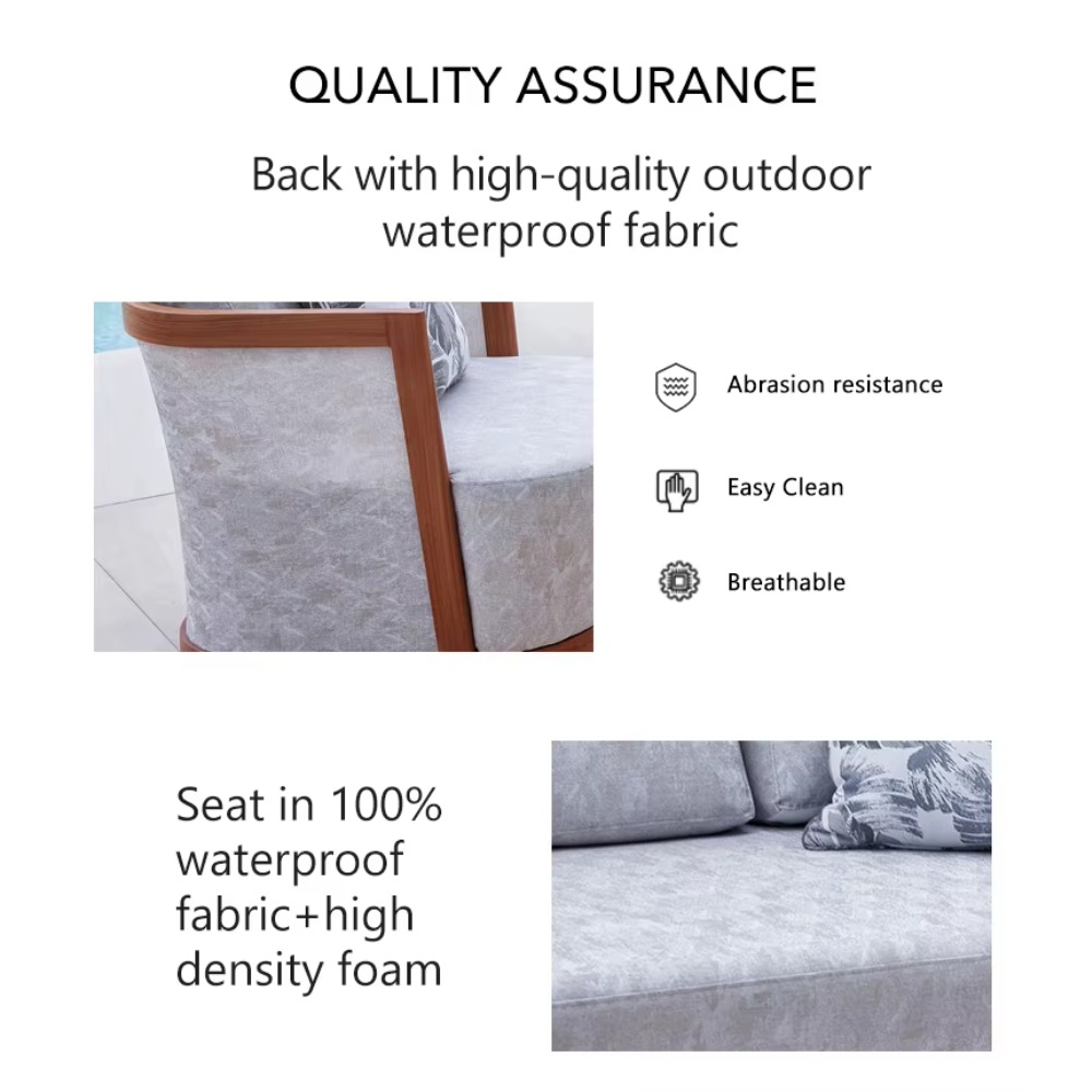 Modern Outdoor Aluminum Sofa G - đánh giá và giá Outdoor Furniture Quality