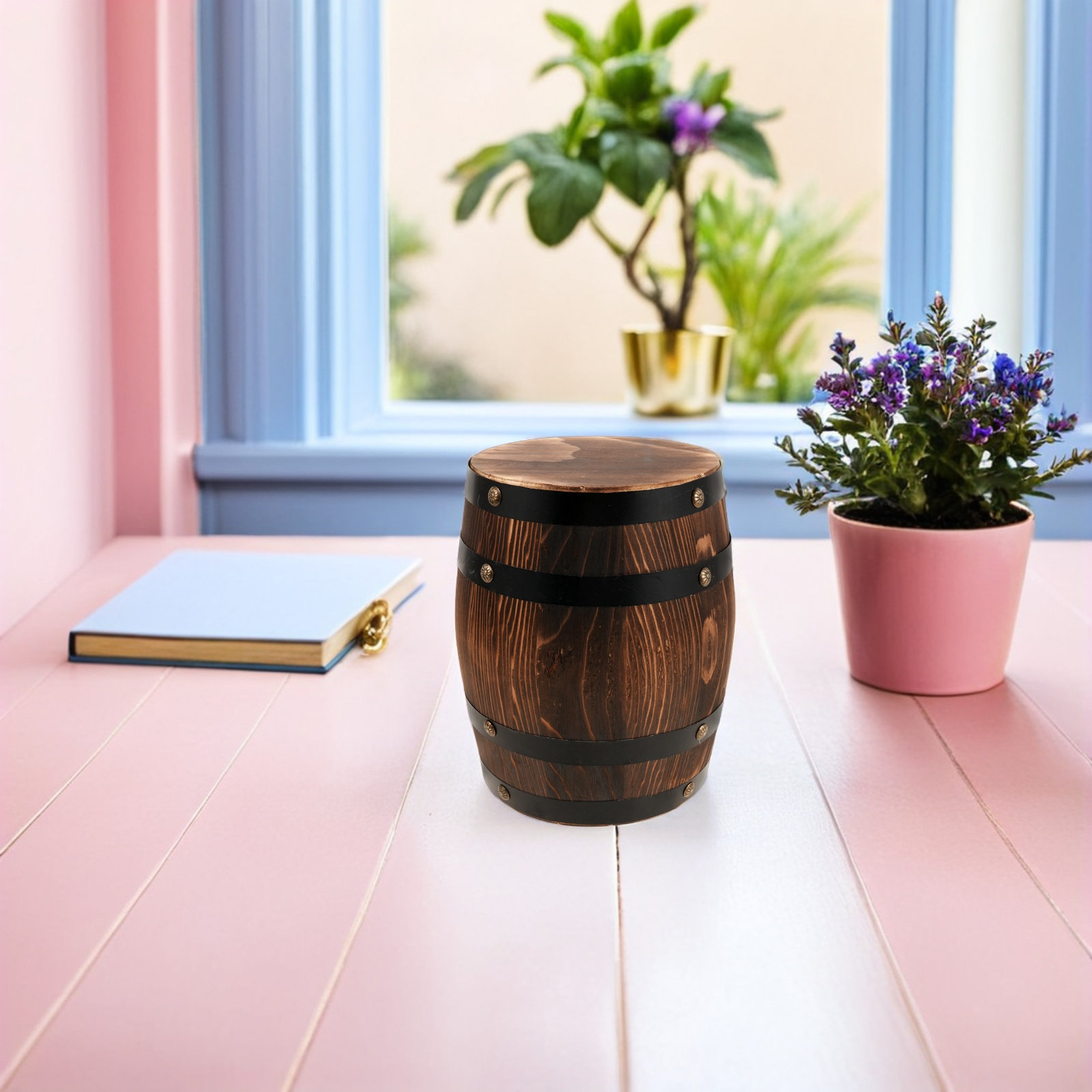 Wooden Vintage Stool Retro Out - đánh giá và giá Outdoor Furniture Decor