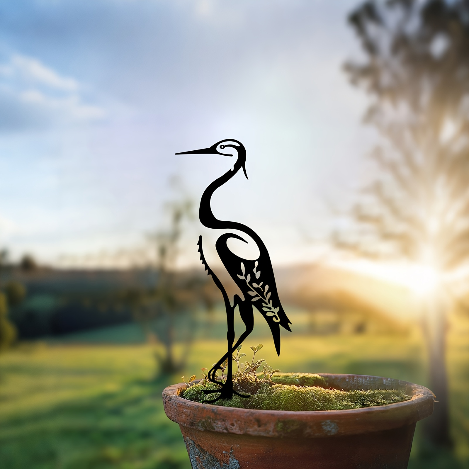 1pc Garden Decor Iron White Eg - đánh giá và giá Outdoor Furniture Decor