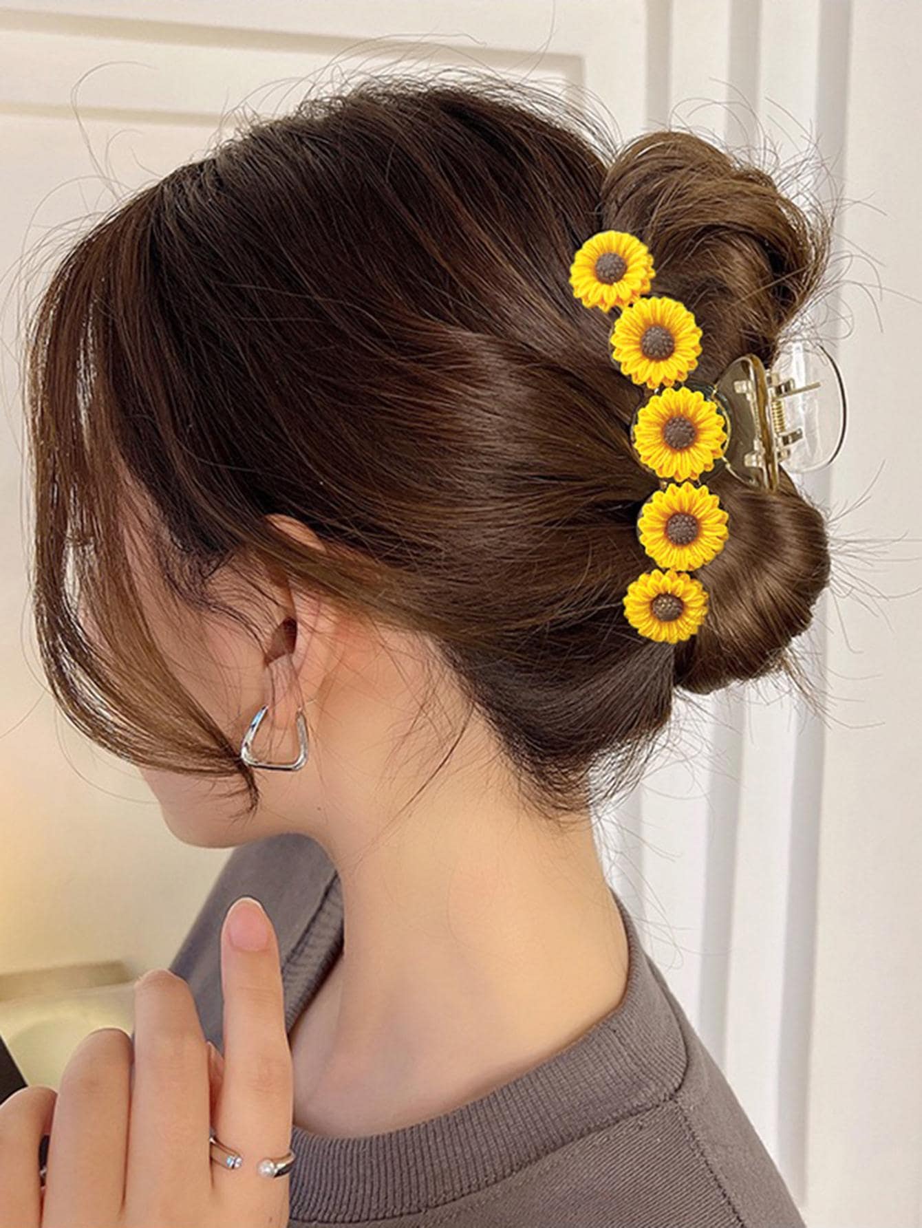 Flower Decor Hair Claw Boho Pe - đánh giá và giá Outdoor Furniture Decor