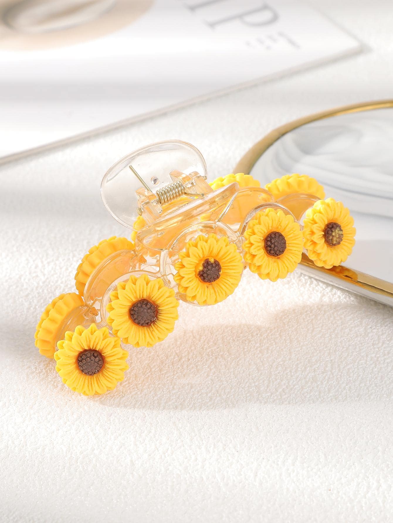 Flower Decor Hair Claw Boho Pe - đánh giá và giá Outdoor Furniture Decor