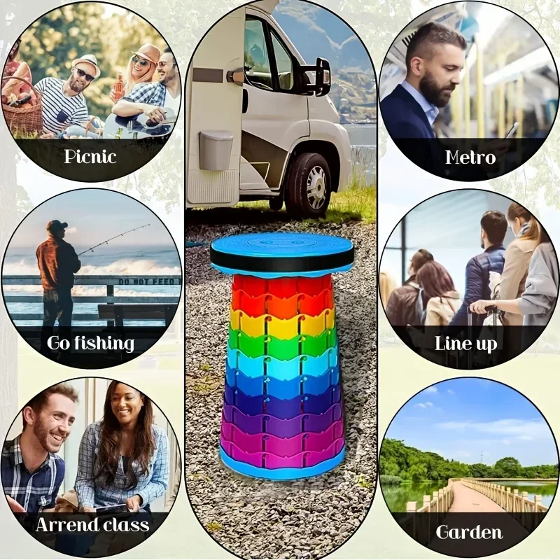Rainbow Telescopic Camping Sto - đánh giá và giá Outdoor Furniture Set