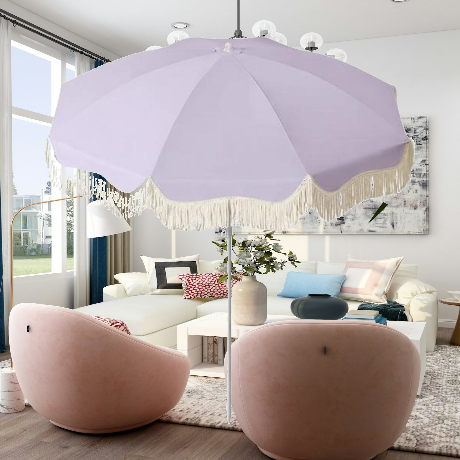 Patio Umbrella UPF50 Plus Sun  - đánh giá và giá Outdoor Furniture Plus