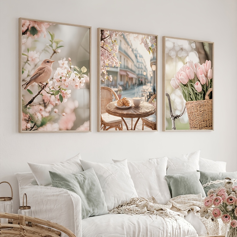 3pcs/set Romantic Paris Street - đánh giá và giá Outdoor Furniture Decor