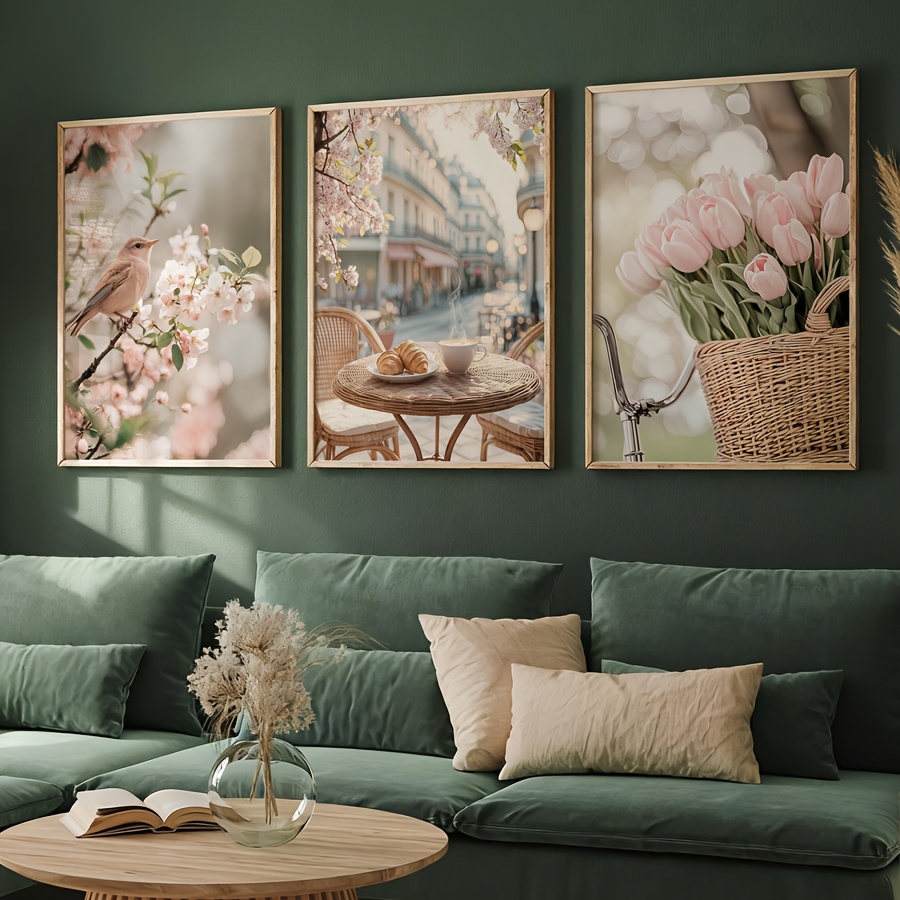 3pcs/set Romantic Paris Street - đánh giá và giá Outdoor Furniture Decor