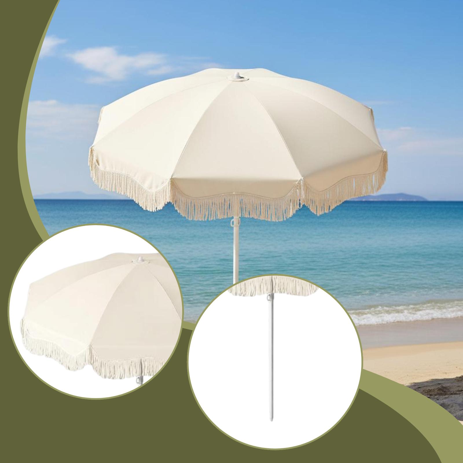 Fringe Patio Umbrella UPF50 Pl - đánh giá và giá Outdoor Furniture Plus