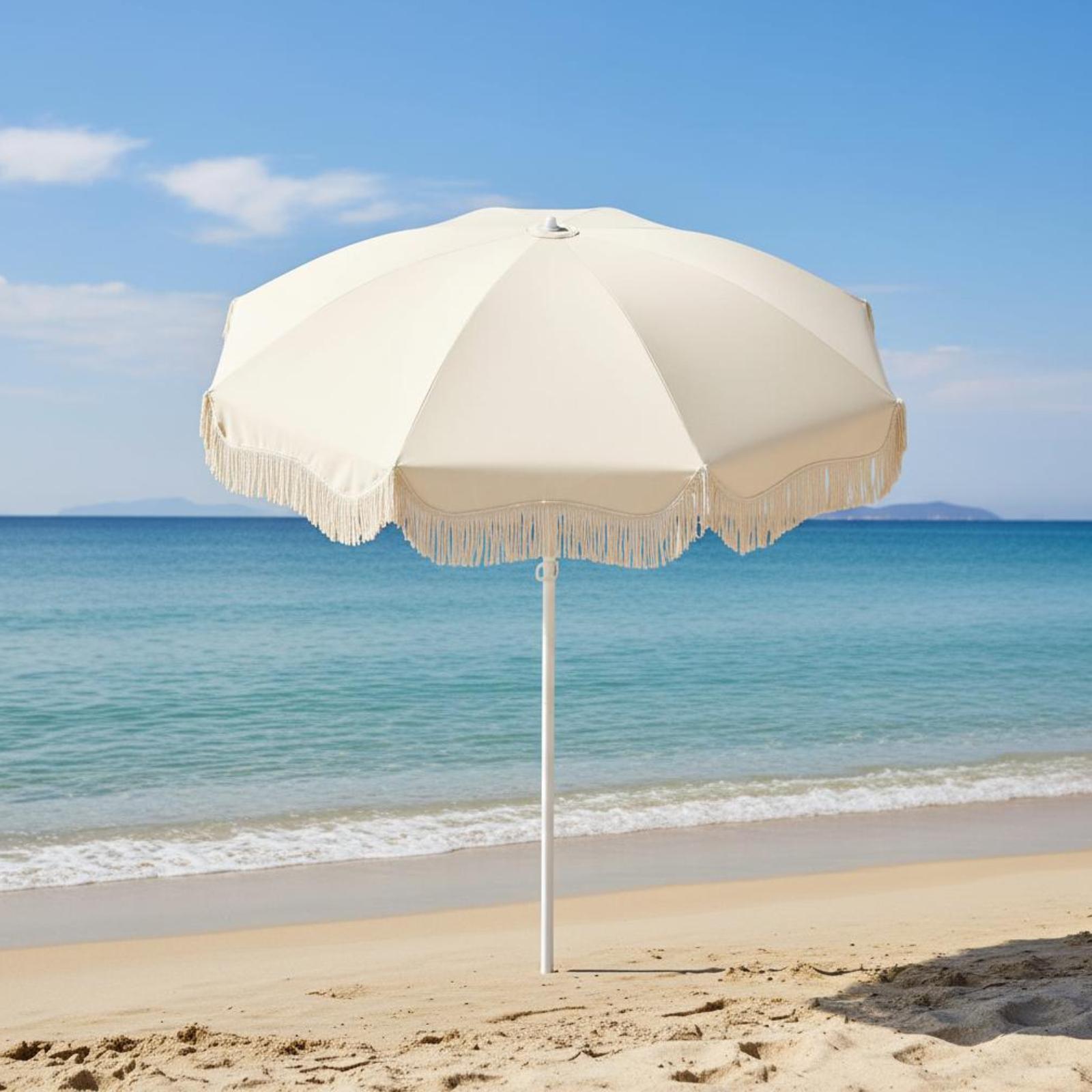 Fringe Patio Umbrella UPF50 Pl - đánh giá và giá Outdoor Furniture Plus