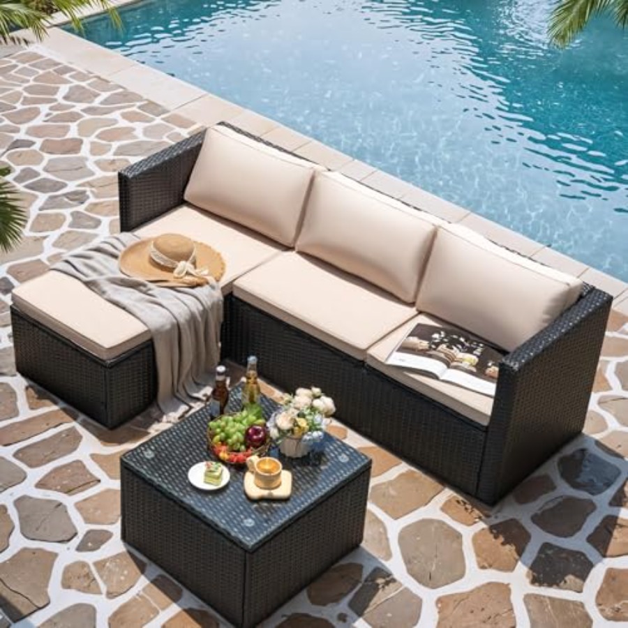 Outdoor patio furniture set: b - đánh giá và giá Outdoor Furniture Plus