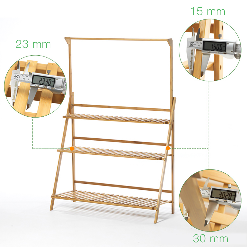 Folding Bamboo Plant Stand, Fl - đánh giá và giá Outdoor Furniture On Sale