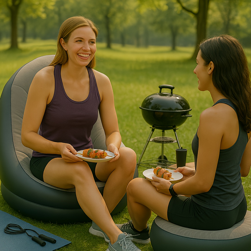 Inflatable Recliner Foldable I - đánh giá và giá Outdoor Daybed Sofa