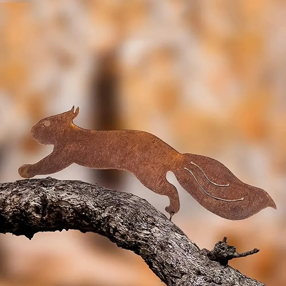 CIFBUY Unique Rusty Squirrel S - đánh giá và giá Outdoor Furniture Decor