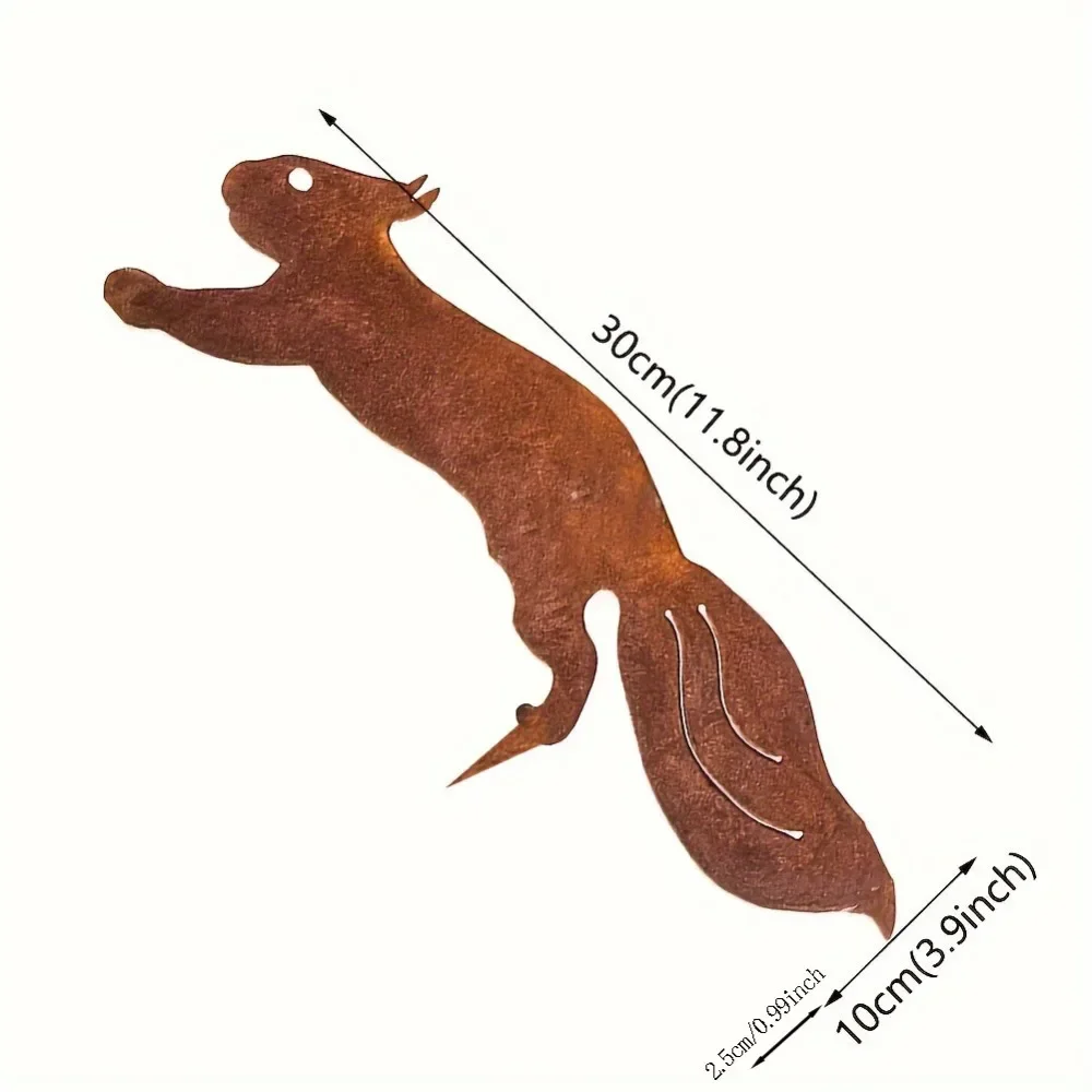 CIFBUY Unique Rusty Squirrel S - đánh giá và giá Outdoor Furniture Decor