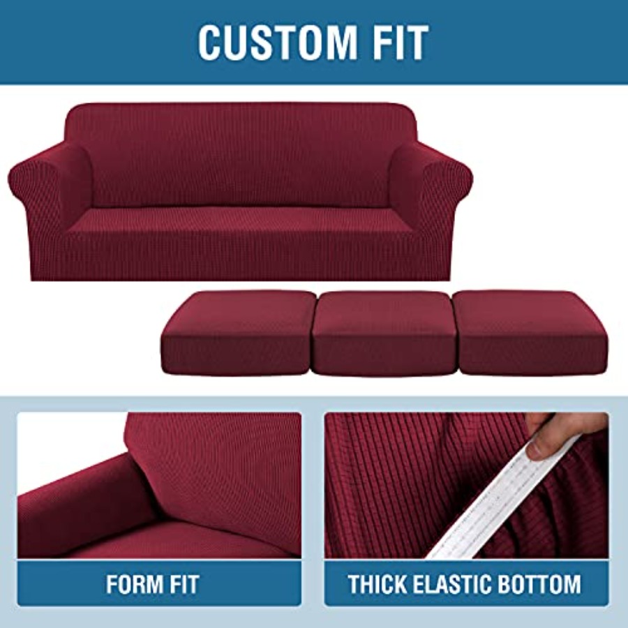 4 Pcs Stretch Sofa Covers for  - đánh giá và giá Outdoor Furniture Plus